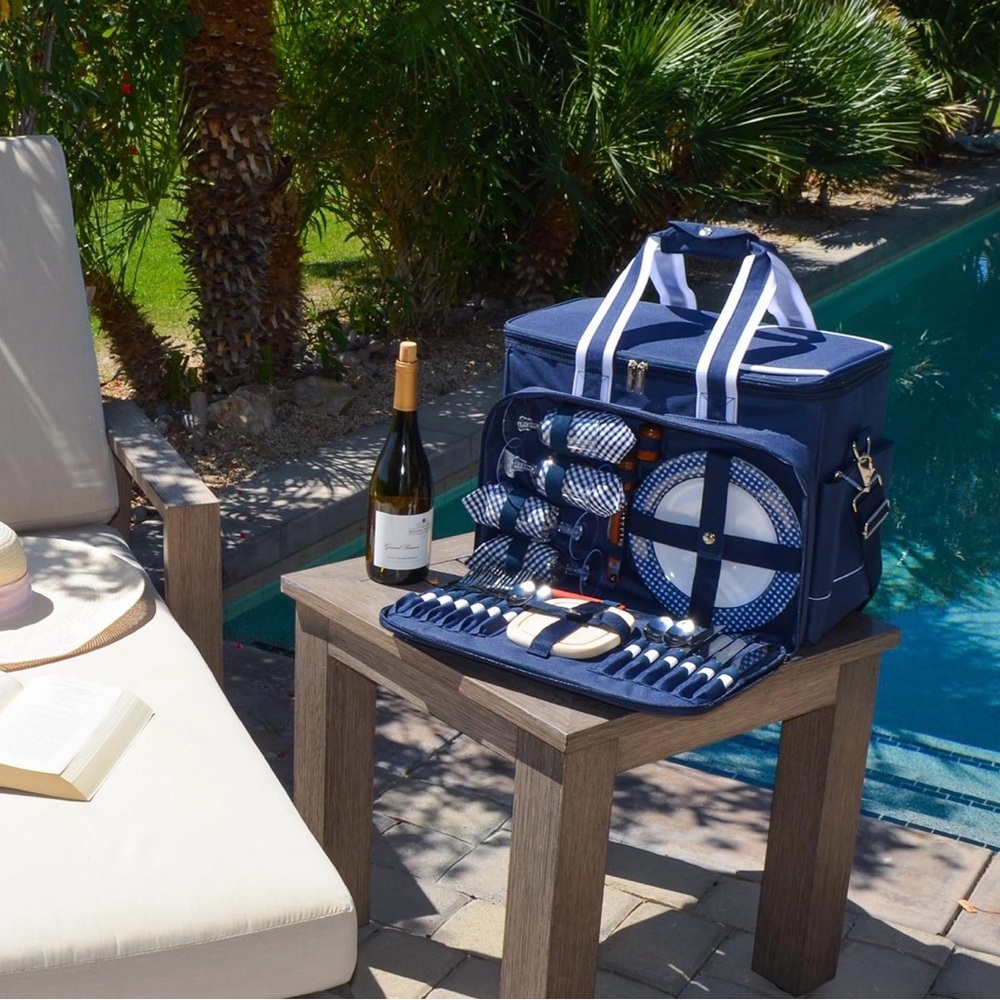 Navy Picnic Set with Accessories